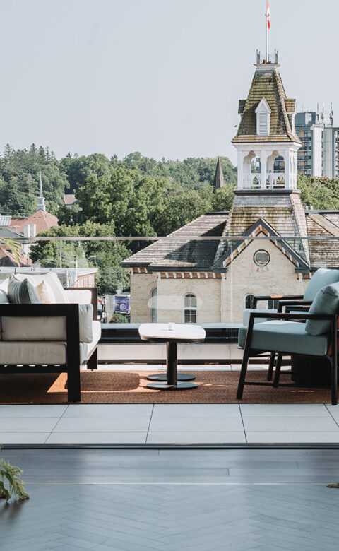 event space at top of roof