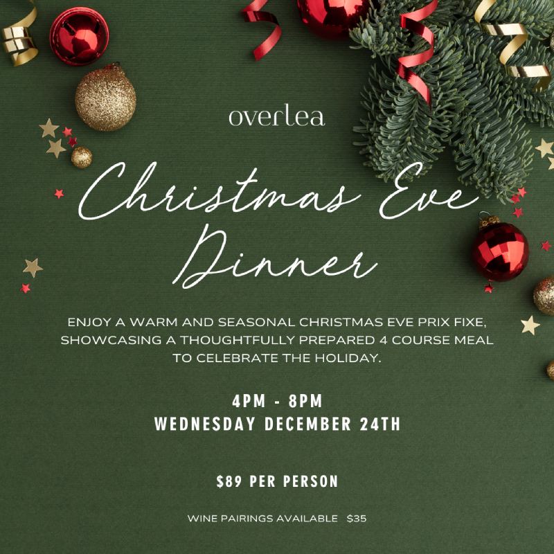Christmas Eve Tasting Menu flyer